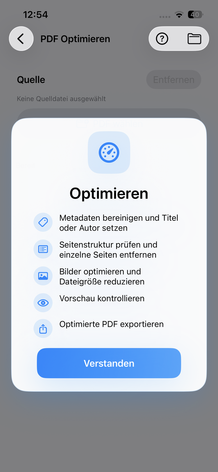 Clip PDF Optimieren – Metadaten bereinigen und Struktur verbessern
