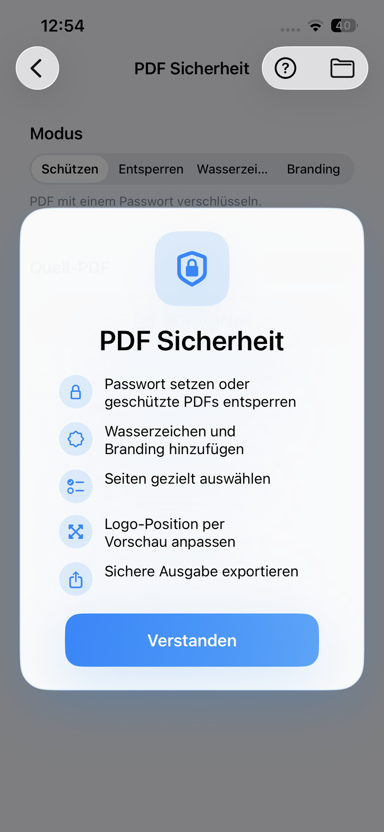 Clip PDF Sicherheit – Passwortschutz, Wasserzeichen und Branding