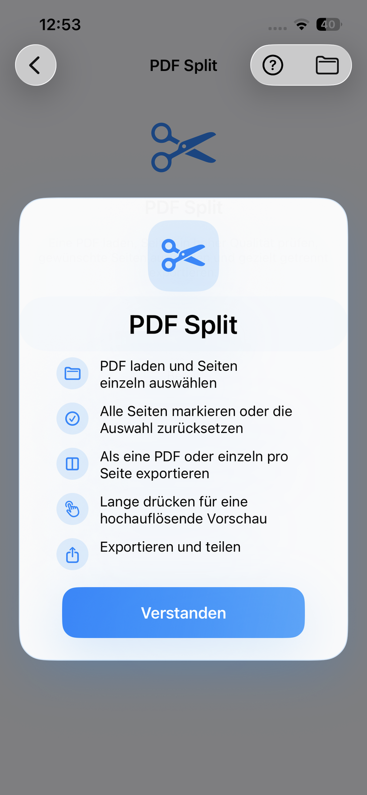 Clip PDF Split – PDF aufteilen und einzelne Seiten exportieren